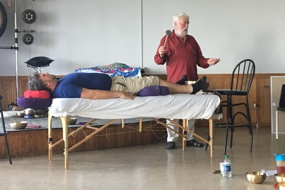 Peter Doing a Demo for us